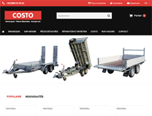 Tablet Screenshot of costo.be